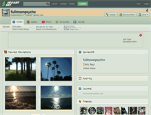 Tablet Screenshot of fullmoonpsycho.deviantart.com