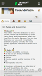 Mobile Screenshot of fireandwind.deviantart.com