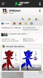 Mobile Screenshot of mistysun.deviantart.com