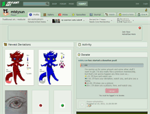 Tablet Screenshot of mistysun.deviantart.com