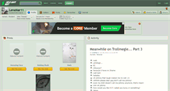 Desktop Screenshot of lenemar11.deviantart.com