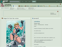 Tablet Screenshot of carloslima.deviantart.com