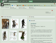 Tablet Screenshot of grandanvil.deviantart.com