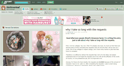 Desktop Screenshot of kielgreenleaf.deviantart.com