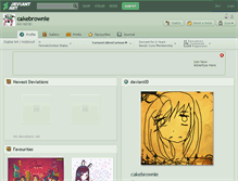 Tablet Screenshot of cakebrownie.deviantart.com