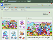 Tablet Screenshot of music-yoshi-z.deviantart.com