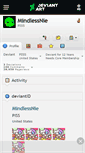 Mobile Screenshot of mindlessnie.deviantart.com
