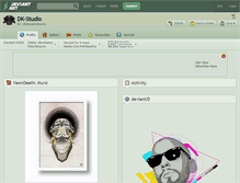 Tablet Screenshot of dk-studio.deviantart.com