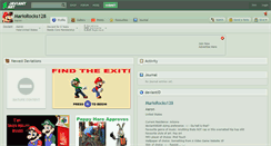 Desktop Screenshot of mariorocks128.deviantart.com