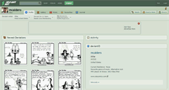 Desktop Screenshot of mcaldero.deviantart.com