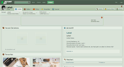 Desktop Screenshot of lahali.deviantart.com