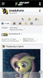 Mobile Screenshot of anadukune.deviantart.com