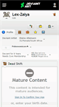 Mobile Screenshot of lex-zaiya.deviantart.com