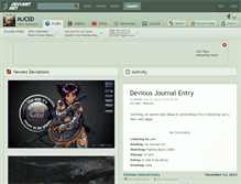 Tablet Screenshot of mjcsd.deviantart.com