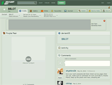 Tablet Screenshot of bblot.deviantart.com