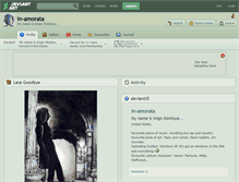 Tablet Screenshot of in-amorata.deviantart.com