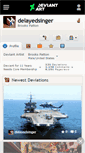 Mobile Screenshot of delayedsinger.deviantart.com