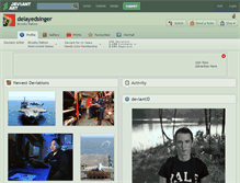 Tablet Screenshot of delayedsinger.deviantart.com