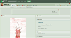 Desktop Screenshot of haunt-me.deviantart.com