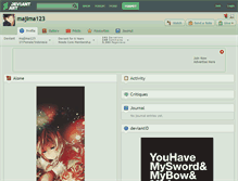Tablet Screenshot of majima123.deviantart.com