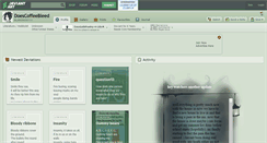 Desktop Screenshot of doescoffeebleed.deviantart.com