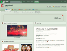 Tablet Screenshot of maozblend.deviantart.com