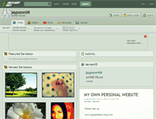 Tablet Screenshot of jaypszon08.deviantart.com