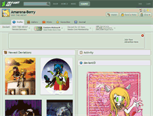 Tablet Screenshot of amarena-berry.deviantart.com