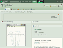 Tablet Screenshot of burstnibbler.deviantart.com