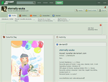 Tablet Screenshot of eternally-asuka.deviantart.com