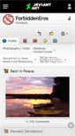 Mobile Screenshot of forbiddeneros.deviantart.com