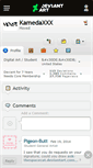 Mobile Screenshot of kamedaxxx.deviantart.com