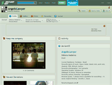 Tablet Screenshot of angeliclawyer.deviantart.com