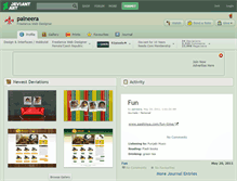 Tablet Screenshot of palneera.deviantart.com