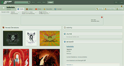 Desktop Screenshot of kokolala.deviantart.com