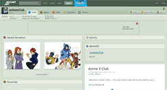 Desktop Screenshot of animexclub.deviantart.com