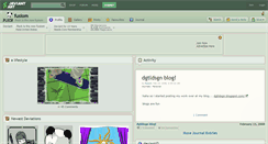 Desktop Screenshot of fusiom.deviantart.com