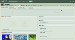 Desktop Screenshot of lady-meru.deviantart.com