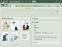 Tablet Screenshot of frafru.deviantart.com