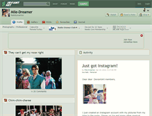 Tablet Screenshot of mlle-dreamer.deviantart.com