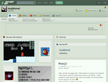 Tablet Screenshot of mudshovel.deviantart.com