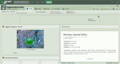 Desktop Screenshot of degeneratesociety.deviantart.com