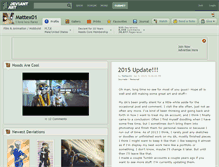 Tablet Screenshot of mattex01.deviantart.com