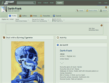 Tablet Screenshot of darth-frank.deviantart.com