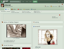 Tablet Screenshot of elliannah.deviantart.com