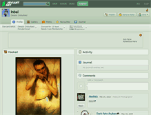 Tablet Screenshot of inbal.deviantart.com