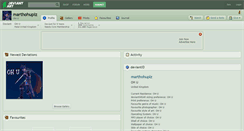 Desktop Screenshot of marthohuplz.deviantart.com