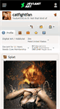 Mobile Screenshot of catfightfan.deviantart.com