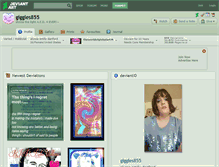 Tablet Screenshot of giggles855.deviantart.com