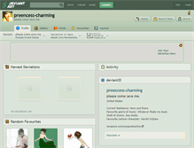 Tablet Screenshot of preencess-charming.deviantart.com